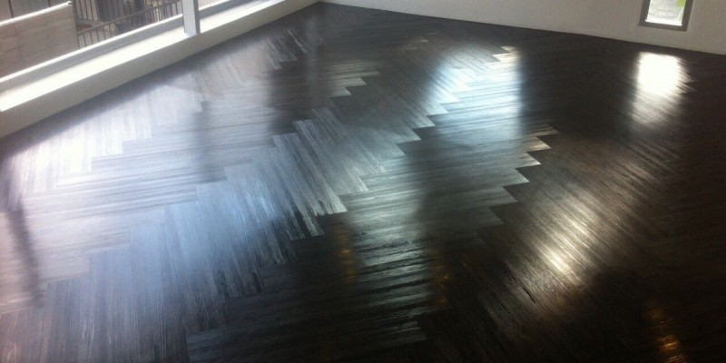 Vinyl 3mm (Code: 041) ติดตั้งลายก้างปลา