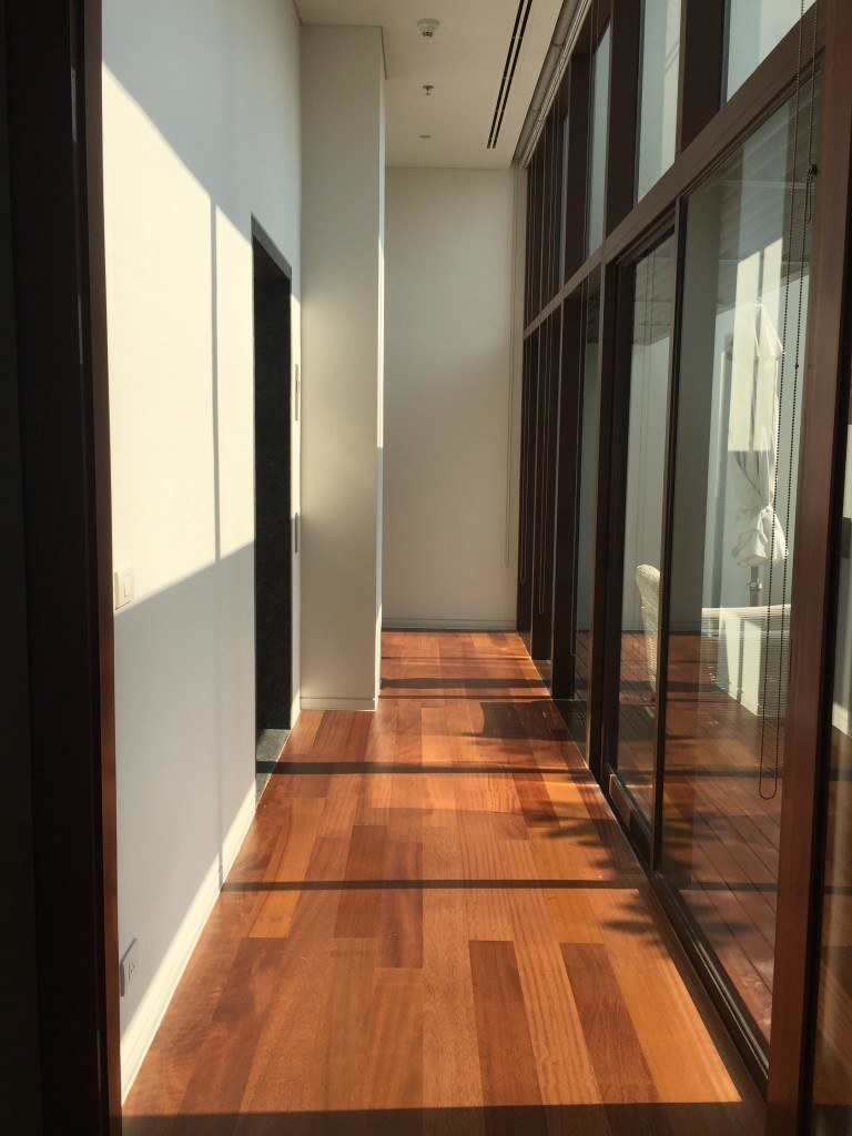 Teak Wood Flooring @ Hansar Hotel and Residence